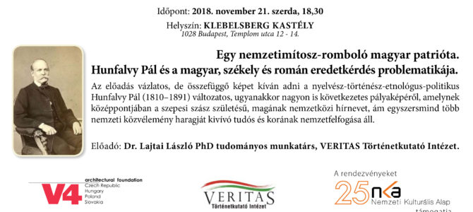 Egy nemzetimítosz-romboló magyar patrióta. Hunfalvy Pál és a magyar, székely és román eredetkérdés problematikája. Egy nemzetimítosz-romboló magyar patrióta. Hunfalvy Pál és a magyar, székely és román eredetkérdés problematikája.