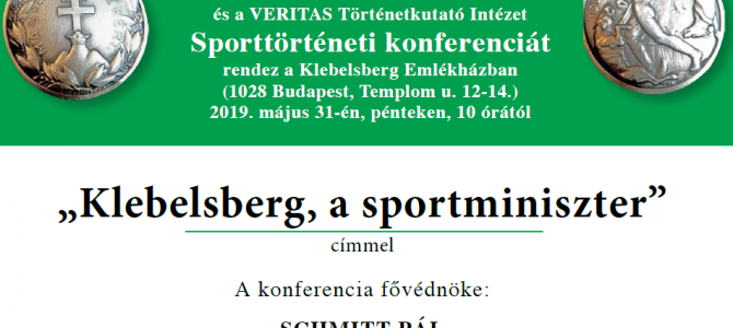 KLEBELSBERG, A SPORTMINISZTER KLEBELSBERG, A SPORTMINISZTER