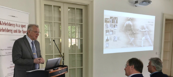 KLEBELSBERG, A SPORTMINISZTER Sportkonferencia a Klebelsberg Emlékházban KLEBELSBERG, A SPORTMINISZTER Sportkonferencia a Klebelsberg Emlékházban