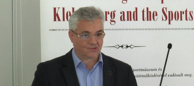 Klebelsberg, a sportminiszter c. sporttörténeti konferencia – előadás – Ujváry Gábor Klebelsberg, a sportminiszter c. sporttörténeti konferencia – előadás – Ujváry Gábor