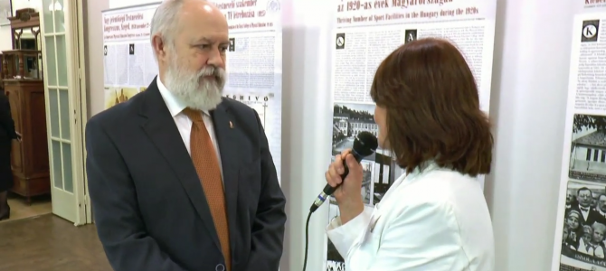 Klebelsberg, a sportminiszter c. konferencia – interjú az előadókkal – Dr. Szabó Lajos Klebelsberg, a sportminiszter c. konferencia – interjú az előadókkal – Dr. Szabó Lajos