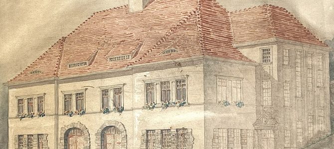 Hudec László új előkerült épülete – Körmöcbánya, tűzoltószertár 1913. Hudec László új előkerült épülete – Körmöcbánya, tűzoltószertár 1913.