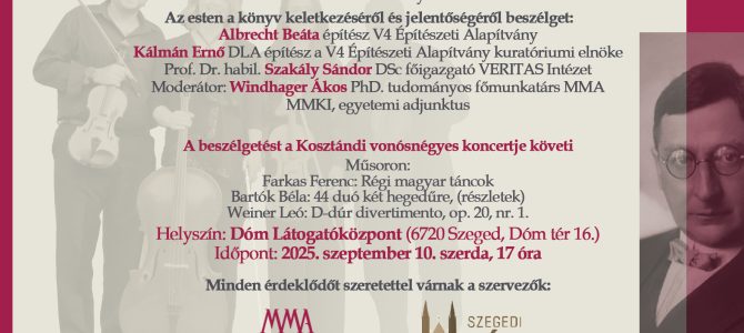 In Memoriam Klebelsberg Kuno – A miniszter a művészetek emlékezetében – Szeged In Memoriam Klebelsberg Kuno – A miniszter a művészetek emlékezetében – Szeged